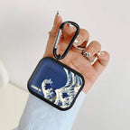 Cartoon Ocean Tsunami Earphone Cases Cover Case for Airpods 3 2 4 1 Pro3 Pro Pro2