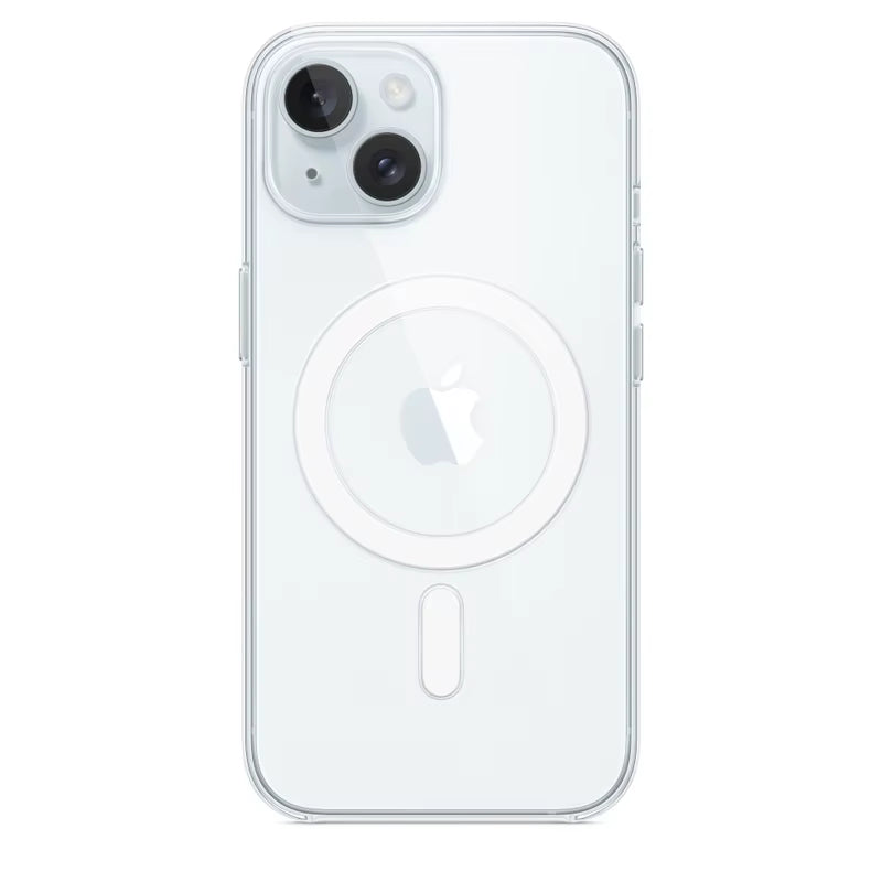 Magnetic Clear Case for APPLE Iphone 16 17 15 14 13 12 11 Pro Max 16 plus 17 Air 16E Wireless Charging Compatible with Magsafe