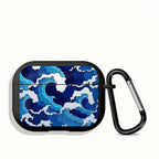 Cartoon Ocean Tsunami Earphone Cases Cover Case for Airpods 3 2 4 1 Pro3 Pro Pro2